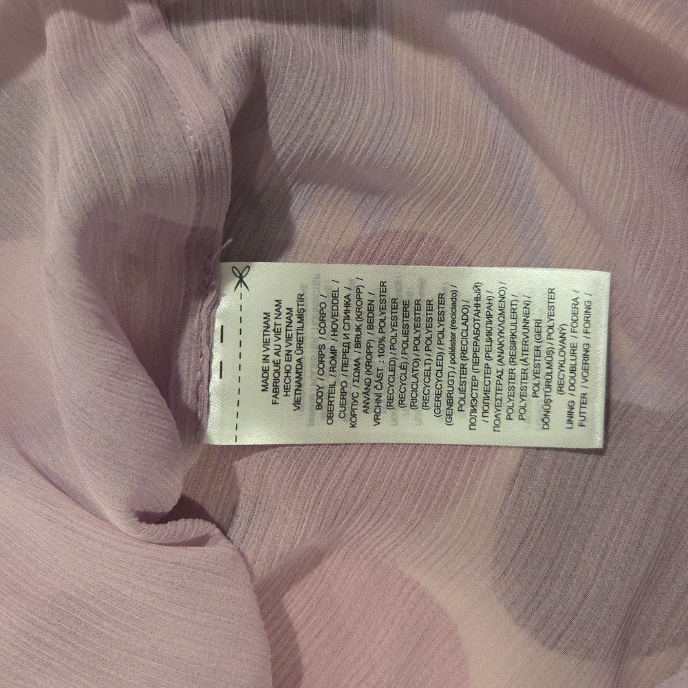 Ralph Lauren Georgette Blouse, M - Picture 8 of 9